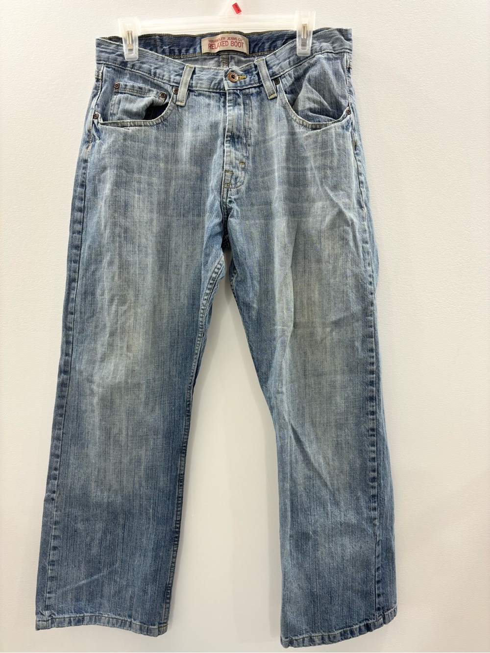 Wrangler Relaxed Boot Cut Medium Wash Jeans Mens Size 32/29